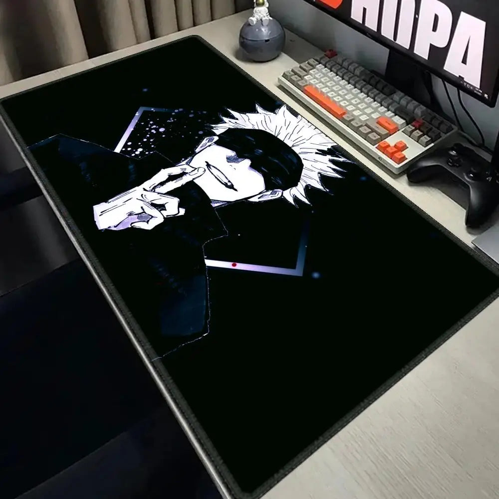 Anime Jujutsu Kaisen Mouse Pad XXL Gaming Accessories Office Gamer Keyboard Desk Mat Non-Slip Laptop Satoru Gojo Mousepad