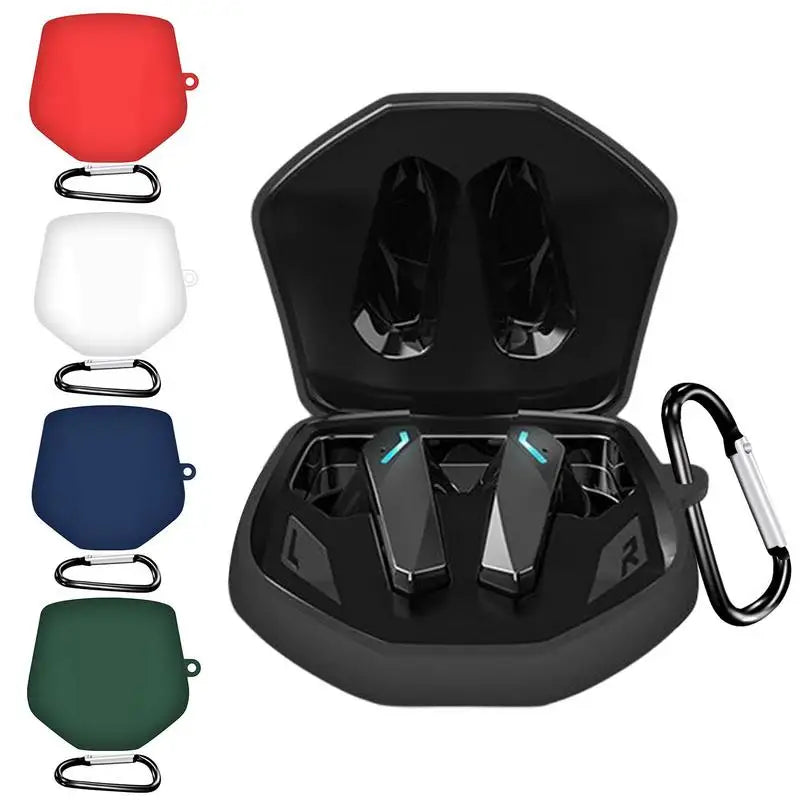 For Lenovo GM2 PRO Headphone Storage Case Silicone Carry Bag Earphone Travel Bag Silicone Case For Wireless Headphones