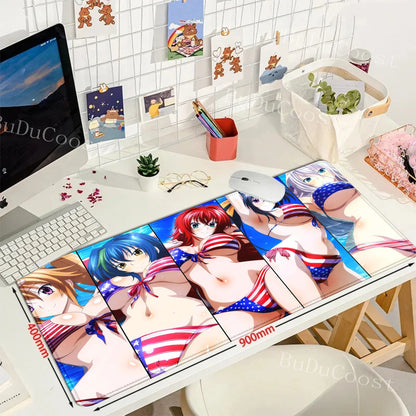 Anime high school dxd mouse pad Computer mat 900x400x3mm gaming teclado mousepad large cute padmouse keyboard games pc gamerdesk