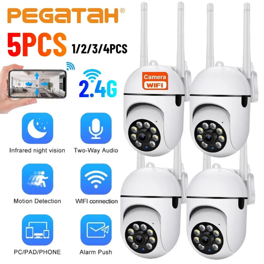 2.4G 1080P Cameras Wifi Video Surveillance IP Outdoor Security Protection Monitor 4.0X Zoom Home Wireless Track Alarm Waterproof