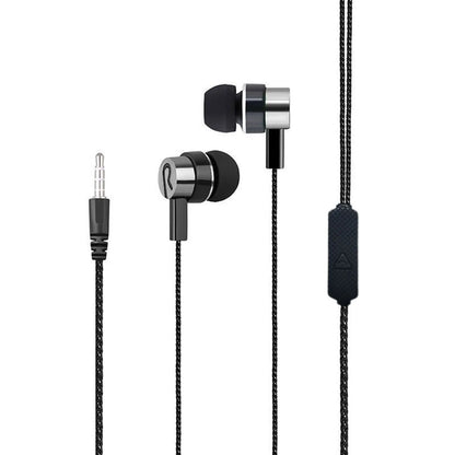 1pc Wired Earphone Stereo In-Ear 3.5mm Nylon Weave Cable Earphone Headset For Xiaomi Phones Laptop Smartphone Gifts Headphones