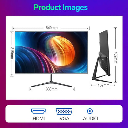 2025 Anmite 24 Inch PC Gaming Monitor 200Hz IPS LCD Display 1920×1080P FHD Desktop Ultra-thin Gaming Computer Screen100Hz HDMI